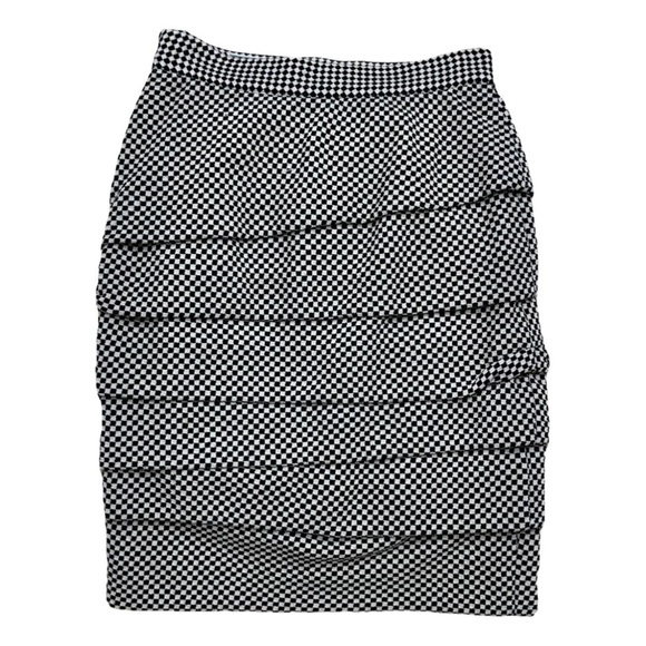 Versace Vintage Check Print Skirt - Picture 1 of 8